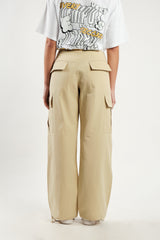 STRING CARGO PANTS [CREAM YELLOW]