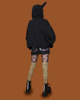 devil stud hood zip-up (2color)