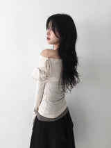 Ribbon Drape Tee