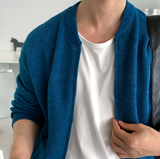 Daily Two-Way Knit Zip-Up