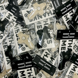 CROSS KNIT KEYRING-BLACK