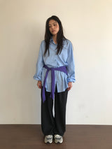 シルクターンアップスラックス (2color)