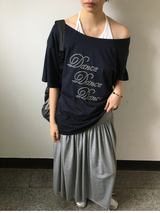 トッシュ オフショルダー Tシャツ(3color)