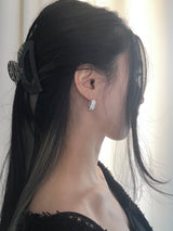 Scratch hair-clip (2color)