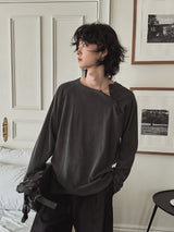 Bor Pigment Snap Long Sleeve