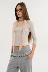 Churro frill muffler