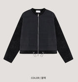 [F/W] ベルベットクロップパディンカーディガン(2color)