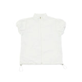 puff sleeve nylon tops