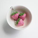 [soft keyring] shining berry (pink)