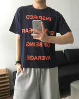Ins Lettering Short Sleeve T