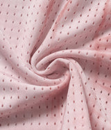 (W) エア ベント タイダイ レーシング ドット シンボル クロップ Tシャツ (Pink)