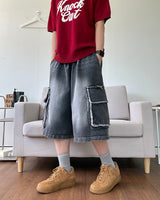 Indie Bermuda Cargo Denim Pants