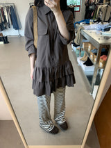 Milo Cotton Bootcut Pants(2color)