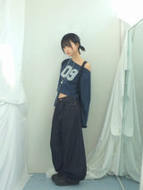 09 Boat Neck Cropped Top