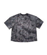 (W) ソロナ マーブル ドット シンボル クロップ Tシャツ (Aurora)