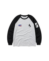 NICKEL DONKEY RAGLAN LONG SLEEVE
