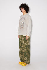 Casual pants with personality, breathable, loose and multi-pocketed for spring and summer.