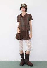 TIE SHEER SHIRT