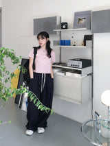 デイリークロップ半袖Tシャツ (10c)