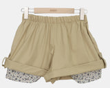 Earning Flower Roll-Up Shorts
