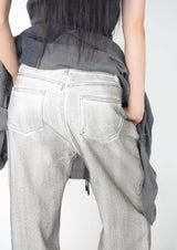 Black Spray Coated Jeans