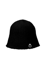 Black Puffy bucket hat (블랙 뽀글이 버킷햇)