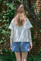 ビンテージアップリケTシャツ