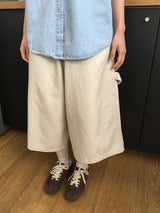 [unisex] ハシルカーペンダーバミューダバンディングパンツ
