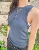 chain ribbon necklace