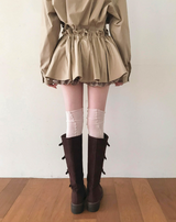 トミースリムコットンプリーツシャツ タイセット