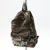Funky Artist Pocket Basic Backpack _ Camo