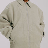 VEGAN LEATHER SINGLE RIDER JACKET