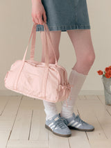 ROLA RIBBON DUFFLE BAG PINK