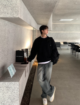 Glife Semi Overfit Round Knit