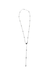 美愛桃源 silver ball chain necklace (LONG)