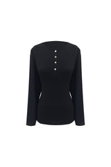 FAIRY WOOL LONG SLEEVE / BLACK