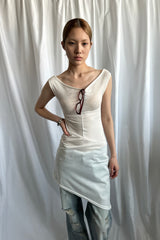LOOSE NECK LAYER OPS [Ivory]