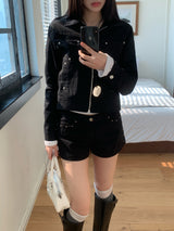 Haze Metal Stud Cotton Jacket