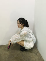 ザンフラワーエンボスショートパンツ (5c)