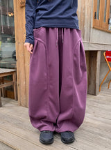 [unisex] ミヒカットワイドバンディングパンツ