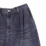 グレイシーダブルピンタックバルーンデニムパンツ
