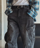 Ed Dart Cargo Denim Pants