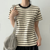 Jining color matching Dangara short-sleeved T-shirt