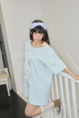 キリスカルノートオフショルダーボクシートップ (MINT)