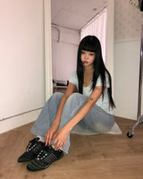 ポグル ブーツカット バンディング パンツ