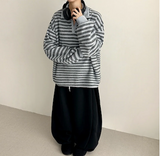 Momo Dangala Loose Fit Collar Sweatshirt