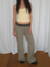 Cady low cotton pants