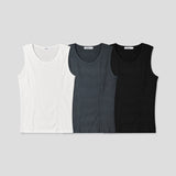 Cuffed Ribbed Muscle Fit Daily Nash 3COLOR