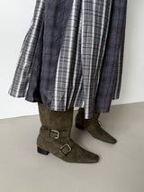 belted ankle boots 