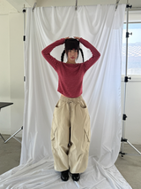 バルーンカーゴバンディングパンツ